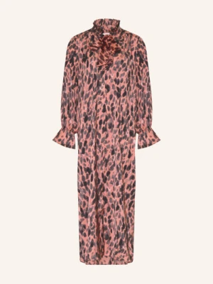 Inwear Satyna Sukienka Gracieiw Z Kokardą blau