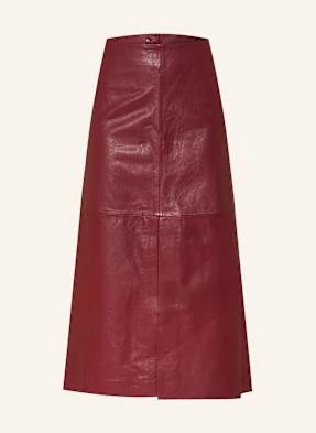 Inwear Spódnica Skórzana Brodiaiw rot