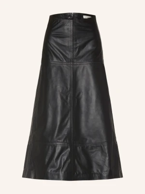 Inwear Spódnica Skórzana Celinaiw schwarz CZARNY