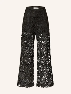 Inwear Spodnie Marlena Kyotoiw Z Koronki schwarz
