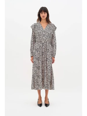 InWear Sukienka w kolorze beżowo-czarnym rozmiar: 44