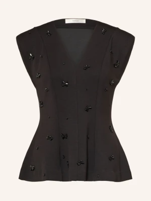Inwear Top Koszulowy Bayaiw Vincent Z Kamieniami Ozdobnymi schwarz CZARNY