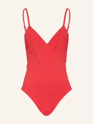 Iodus Strój Kąpielowy Essentiels W Stylu Kopertowym rot