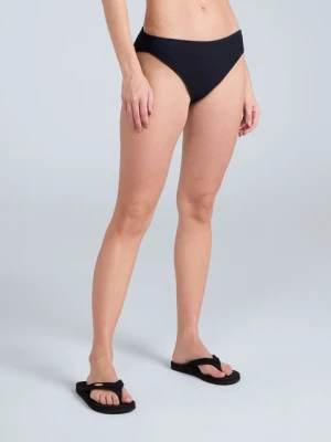Iona — damski dół bikini z wiązaniem po bokach - Charcoal Animal