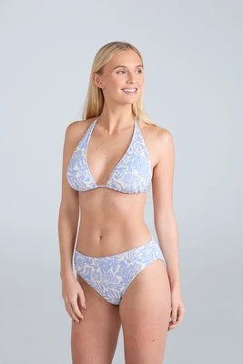 Iona damskie bikini typu halter z nadrukiem - Light Blue Animal