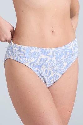 Iona damskie figi od bikini z wiązaniem po bokach - Light Blue Animal