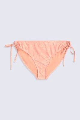 Iona damskie figi od bikini z wiązaniem po bokach - Orange Animal