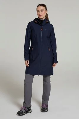 Iona długi softshell damski - Navy Mountain Warehouse