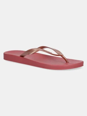 Ipanema japonki ANATOMICA TA damskie kolor różowy na płaskim obcasie 81030-BB620