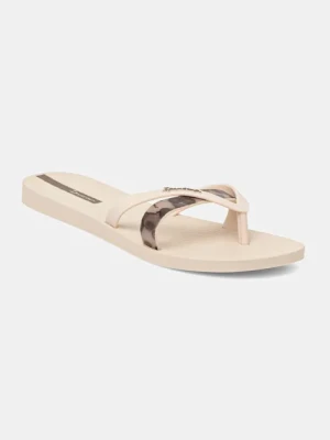 Ipanema japonki KIREI CHIC F damskie kolor beżowy na płaskim obcasie 83673-BB742