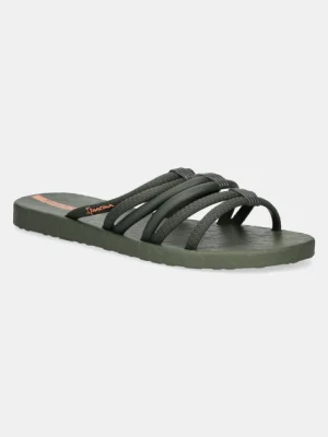 Ipanema klapki DIVERSA SLID damskie kolor zielony 27237-BG827