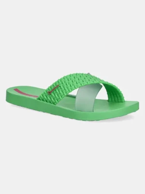 Ipanema klapki SENSE SLIDE damskie kolor zielony 27214-BC270