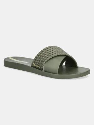 Ipanema klapki STREET II FE damskie kolor zielony 83244-BD841
