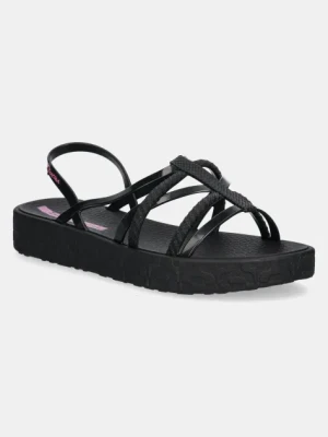 Ipanema sandały DIVERSA FLAT damskie kolor czarny 27238-BH322