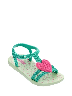 Ipanema Sandały w kolorze zielonym ze wzorem rozmiar: 21