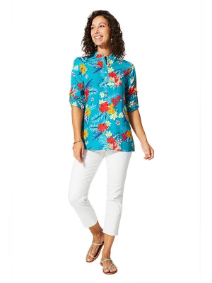 Ipanima Bluzka w kolorze błękitnym ze wzorem rozmiar: 38/40