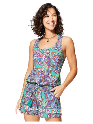 Ipanima Kombinezon w kolorze turkusowo-różowo-zielonym rozmiar: 38/40