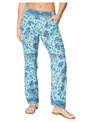 Ipanima Spodnie w kolorze błękitno-czarno-białym rozmiar: 38/40