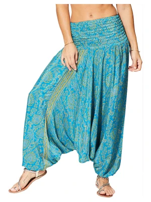 Ipanima Spodnie w kolorze błękitno-żółtym rozmiar: 34-40