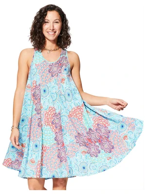 Ipanima Sukienka w kolorze błękitno-czerwonym rozmiar: 34-40