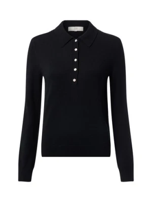 IPURI Damski sweter z dzianiny z zawartością wełny merynosów Kobiety Wełna merino czarny jednolity,