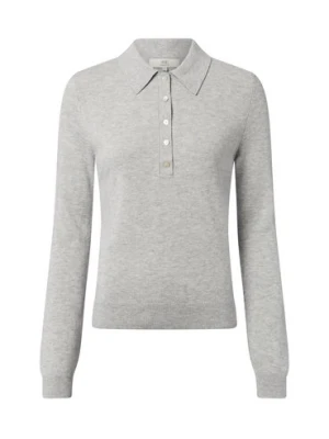 IPURI Damski sweter z dzianiny z zawartością wełny merynosów Kobiety Wełna merino szary marmurkowy,