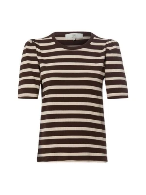 IPURI Koszulka damska Kobiety Bawełna brązowy|wielokolorowy w paski,