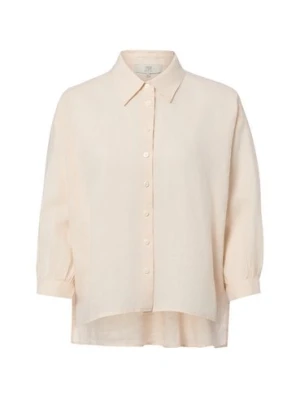 IPURI Lniana bluzka damska - Francis Kobiety len biały,