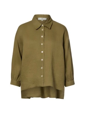 IPURI Lniana bluzka damska - Francis Kobiety len zielony,