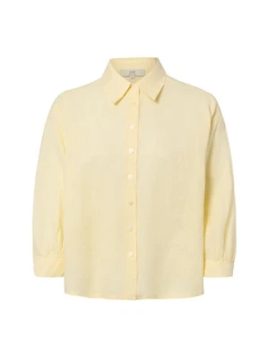 IPURI Lniana bluzka damska - Francis Kobiety len żółty,