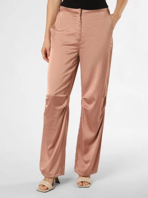 IPURI Spodnie Kobiety brązowy|różowy jednolity,