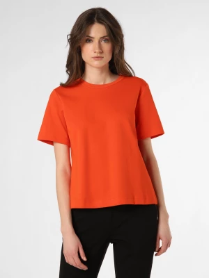 IPURI T-shirt damski Kobiety Bawełna pomarańczowy jednolity,