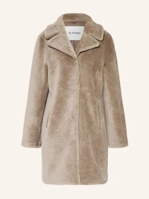 Iq Studio Płaszcz Wełniany beige