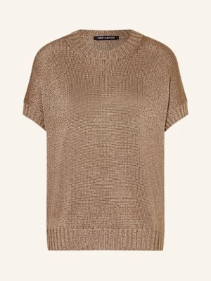 Iris Von Arnim Dzianinowa Koszulka Macey Z Jedwabiu braun