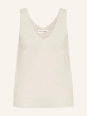 Iris Von Arnim Dzianinowy Top Kala Z Kaszmiru beige