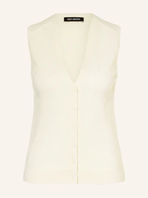 Iris Von Arnim Kamizelka Z Dzianiny Pavia Z Kaszmiru weiss