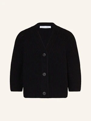 Iris Von Arnim Kardigan Fallou Z Rękawami 3/4 schwarz