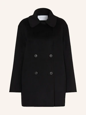 Iris Von Arnim Płaszcz Dagny Z Dodatkiem Kaszmiru schwarz