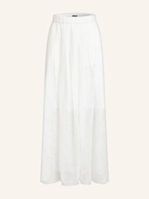 Iris Von Arnim Plisowana Spódnica Florie Z Lnu weiss