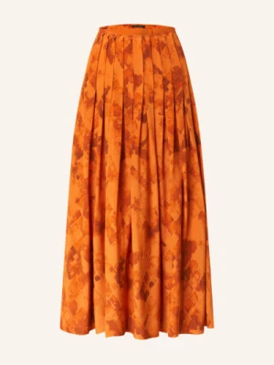 Iris Von Arnim Spódnica Z Jedwabiu Margaret beige