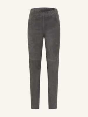 Iris Von Arnim Spodnie Skórzane Philine grau