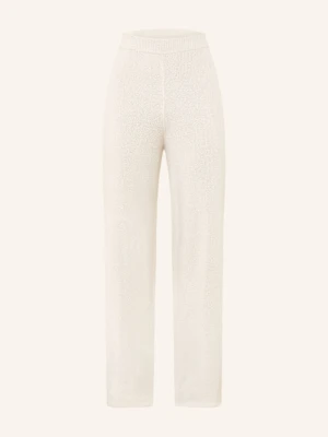 Iris Von Arnim Spodnie Z Dzianiny Robertha Z Kaszmiru beige
