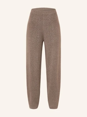 Iris Von Arnim Spodnie Z Dzianiny Robertha Z Kaszmiru braun