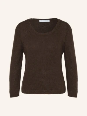 Iris Von Arnim Sweter Dilia Z Jedwabiem I Lnem braun