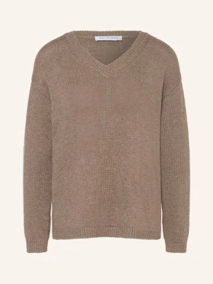 Iris Von Arnim Sweter Diona Z Jedwabiem I Lnem beige