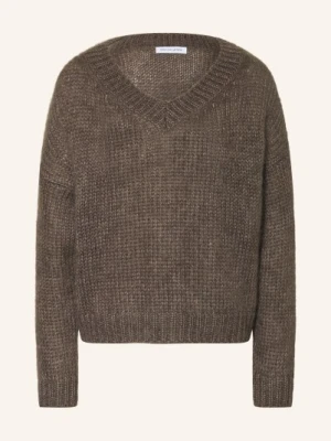 Iris Von Arnim Sweter Lamego Z Moheru I Jedwabiu beige