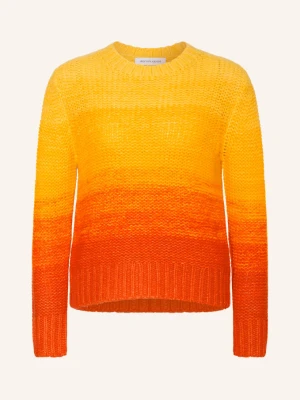 Iris Von Arnim Sweter Rainbow Degradé 50 Z Kaszmirem orange