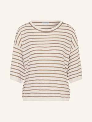Iris Von Arnim Sweter Z Dzianiny Emina Z Jedwabiem I Lnem beige
