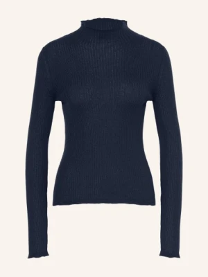 Iris Von Arnim Sweter Z Kaszmiru Leanor blau GRANATOWY