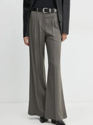 IRO spodnie z domieszką wełny